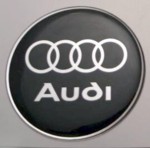 �A�E�f�B�@50mm AUDI�@�u���b�N ���̎�����3D�X�e�b�J�[