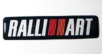 �~�c�r�V�@�����[�A�[�g RALLIART ���̎�����3D�X�e�b�J�[